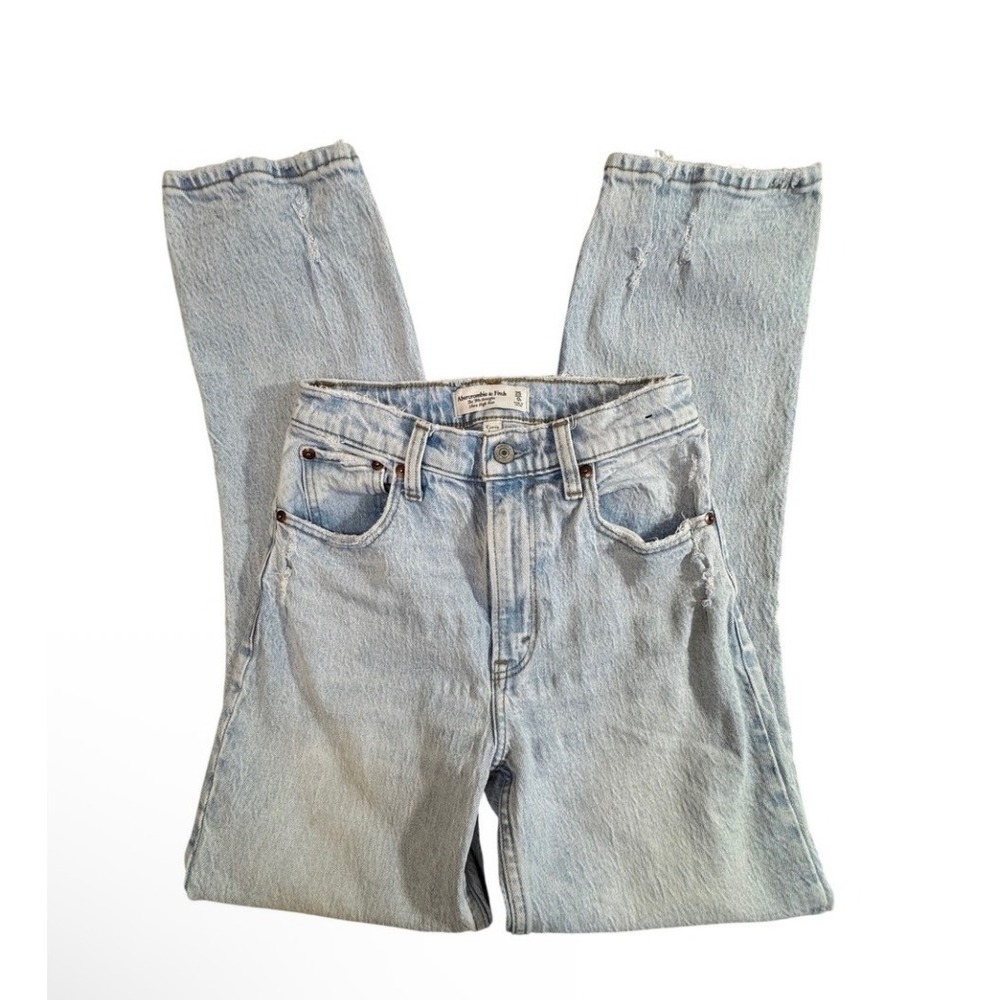 Abercrombie & Fitch 90s Straight Ultra High Rise Curve Love Jeans 25/0S